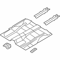 OEM 2012 Lincoln MKX Front Floor Pan - BT4Z-7811141-A