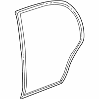 OEM Cadillac Surround Weatherstrip - 25721149