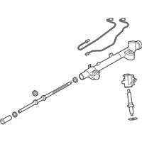 OEM 2014 Infiniti Q70 Power Steering Gear Assembly - 49200-1MD3A
