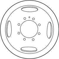 OEM 2002 Ford Excursion Wheel, Steel - 1C3Z-1015-BA
