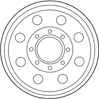 OEM Ford Excursion Wheel, Alloy - F81Z-1007-LB