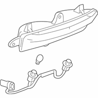 OEM Cadillac Back Up Lamp Assembly - 84450410