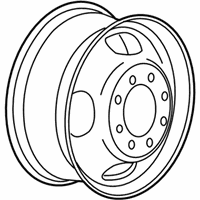 OEM 2007 GMC Sierra 2500 HD Wheel, Steel - 9592552