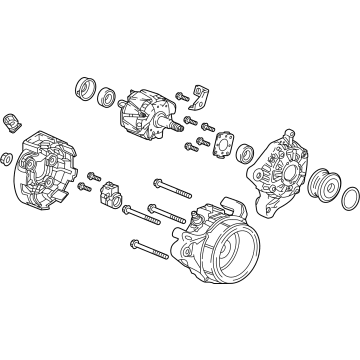 OEM 2022 Honda Civic Alternator (Reman) (Core Id 104211-3960) (Denso) - 31100-5BA-A51RM