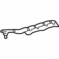 OEM Nissan Pathfinder INSULATOR Assembly-Center Tube, Upper - 20535-1W201