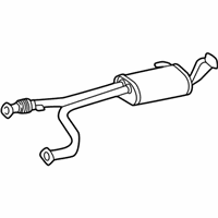 OEM 1996 Nissan Pathfinder Exhaust, Main Muffler Assembly - 20100-2W600