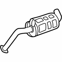 OEM Nissan Pathfinder Muffler Assembly - 20350-1W365