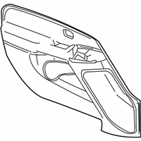 OEM 2003 Cadillac Escalade EXT Armrest Asm, Front Side Door *Shale - 88891899