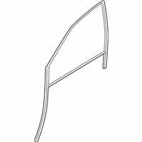 OEM 2013 BMW 740i Front Left Window Guide - 51-33-7-178-009