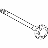 OEM 2007 Lexus LX470 Shaft, Rear Axle, LH - 42302-60901