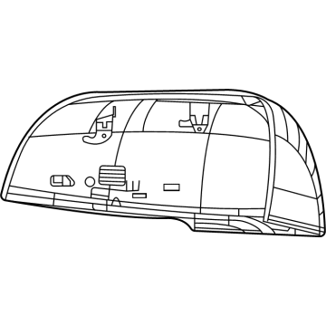 OEM 2022 Jeep Wagoneer CAP-MIRROR - 7HM10TZZAA
