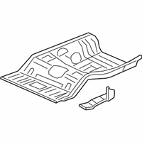 OEM 2014 Honda Civic Panel St, RR. Floor - 04655-TR2-305ZZ