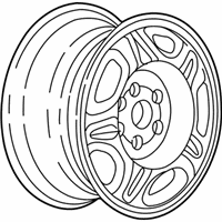 OEM 2002 Honda CR-V Disk, Wheel (15X6Jj) (Ring Techs) - 42700-S9A-003