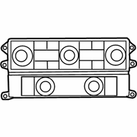 OEM 2009 Dodge Journey Air Conditioner And Heater Control - 55111892AF