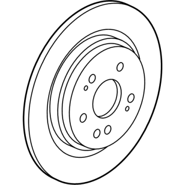 OEM 2022 Acura TLX Disk, Rear Brake - 42510-TGV-A00