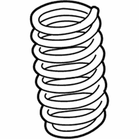 OEM BMW 640i xDrive Coil Springs - 31336796821