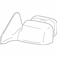 OEM 2008 Pontiac Vibe Mirror Assembly - 88969941