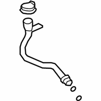 OEM 2009 Saturn Vue Reservoir Hose - 15890334