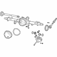 OEM 2012 Ram 3500 Axle-Service Rear - 68158489AB