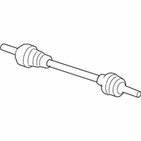 OEM Saturn Sky Rear Wheel Drive Universal Joint Shaft Assembly - 15296759