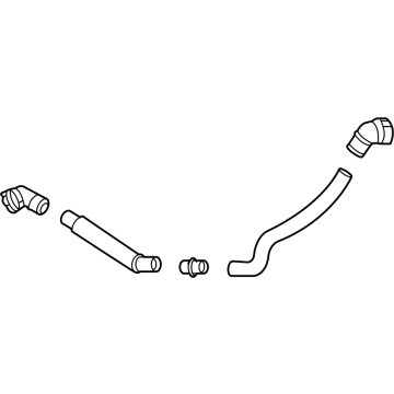 OEM 2021 Hyundai Santa Fe Hose Assembly-Radiator, LWR - 25415-S2400