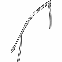 OEM 2007 BMW Alpina B7 Front Left Window Guide - 51-33-8-223-831