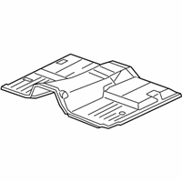 OEM 2012 Chevrolet Suburban 1500 Panel Asm-Front Floor - 20989092
