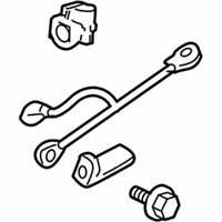 OEM 2010 Cadillac DTS Cable Asm-Battery Negative - 15861663