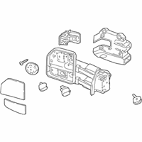 OEM Ford F-350 Super Duty Mirror Assembly - HC3Z-17682-AB