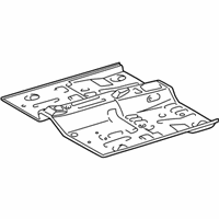 OEM 2004 Scion xA Front Floor Pan - 58111-52906