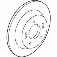 OEM Kia Soul Disc-Rear Brake - 58411B2500