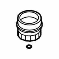 OEM 2008 BMW 750Li Oil Filter Cover - 11-42-7-521-353