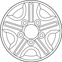 OEM 1999 Lexus LX470 Wheel, Disc - 42611-60190