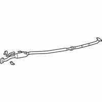 OEM Toyota RAV4 Center Pipe - 17420-28380