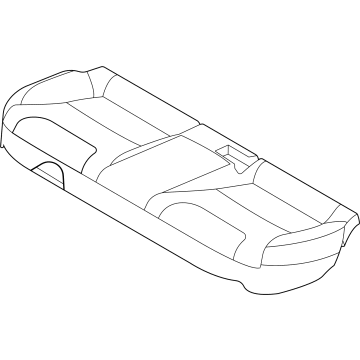 OEM 2020 Kia Niro Cushion Assembly-Rear Seat - 89100G5000AY2