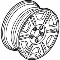 OEM 2002 Mercury Mountaineer Wheel - 1L2Z-1007-CA