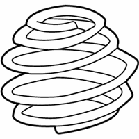 OEM BMW 750iL Coil Springs - 31-33-1-091-541