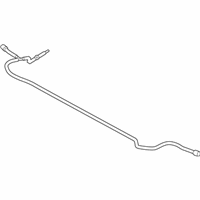 OEM BMW 640i xDrive Hose Line, Headlight Cleaning System - 61-67-7-274-557