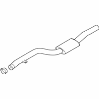 OEM 2018 BMW 740i xDrive Front Silencer - 18-30-8-635-872