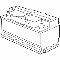 OEM BMW M6 Gran Coupe Battery From Exide (Warranty - 61-21-7-639-053