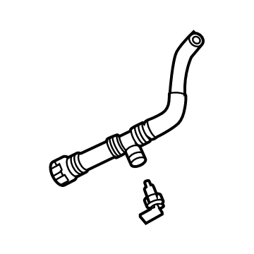 OEM 2022 Chevrolet Corvette Outlet Hose - 84439984