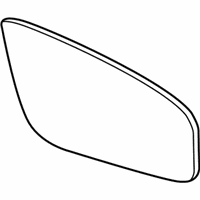 OEM Infiniti QX60 Glass-Mirror, LH - 96366-9NJ0A