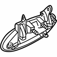 OEM 2004 Nissan Altima Front Door Outside Handle Assembly, Left - 80607-8J000