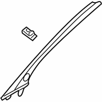 OEM 2002 Nissan Altima GARNISH Assembly-Front Pillar, LH - 76912-3Z600