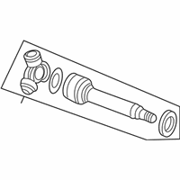 OEM 2005 Ford Focus CV Joint - YS4Z3B414MM