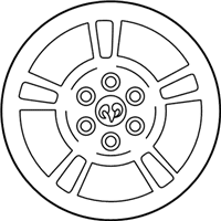 OEM 2000 Dodge Durango Alloy Wheels - 5EB37PAKAC