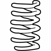 OEM 2002 Mercury Mountaineer Coil Spring - 1L2Z-5560-BA