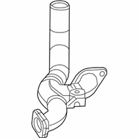 OEM 2012 Dodge Journey Exhaust Crossover Pipe - 68034402AG
