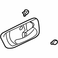 OEM 1999 Acura TL Handle Assembly, Right Rear Inside (Medium Taupe) - 72620-S0K-A03ZC