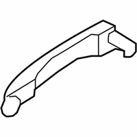 OEM 2012 Hyundai Genesis Door Handle Assembly, Exterior, Left - 82651-3M020-AU